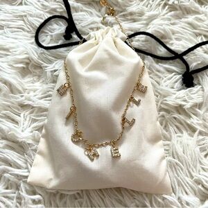 “Michelle” Name Rhinestone Necklace